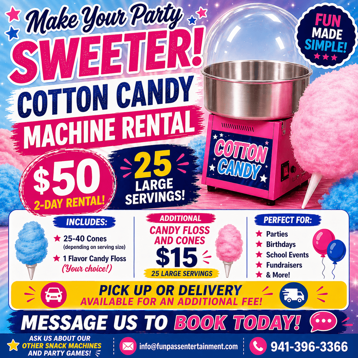 Cotton Candy Machine